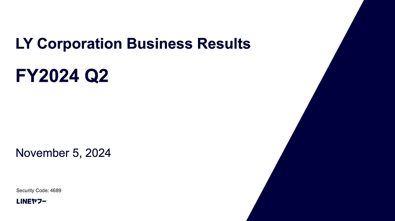 LY Corporation reports second quarter results