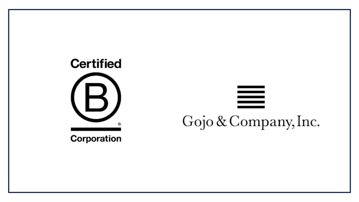 Gojo becomes a B Corp Certified organization