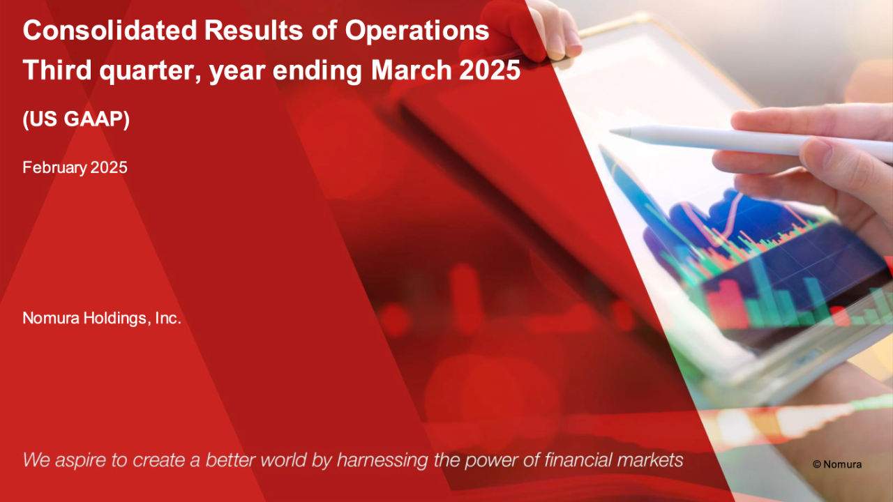 Nomura's Q3/FY2025 Results