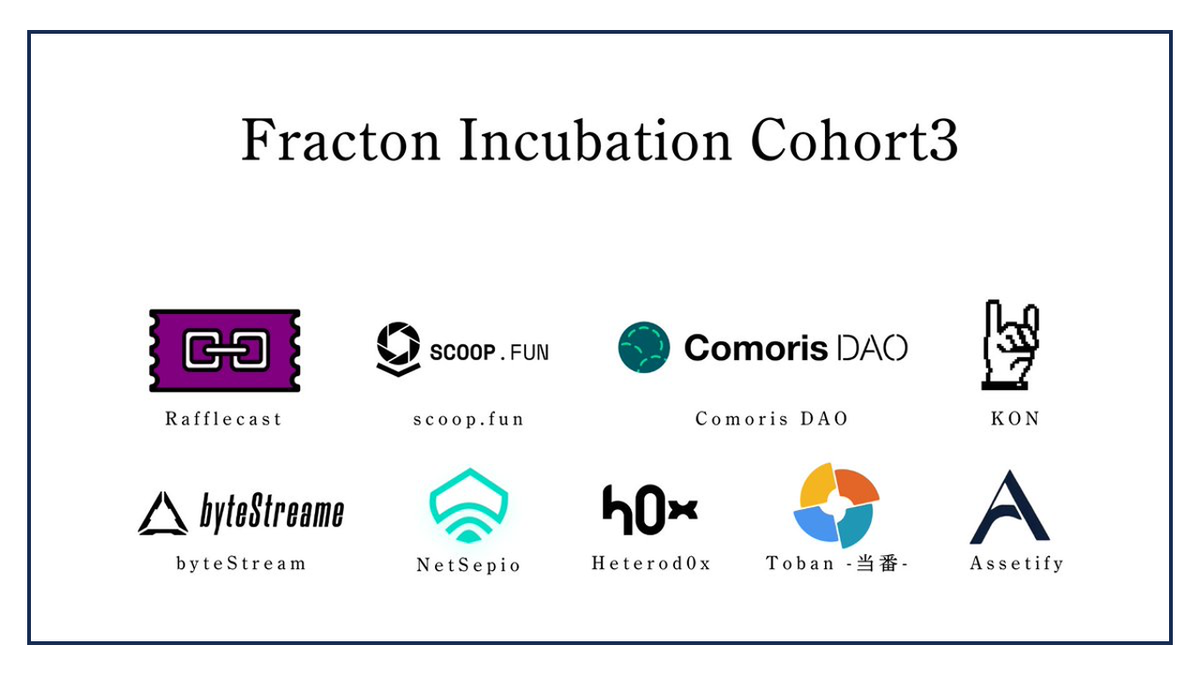 Fracton Ventures - Incubation Cohort 3